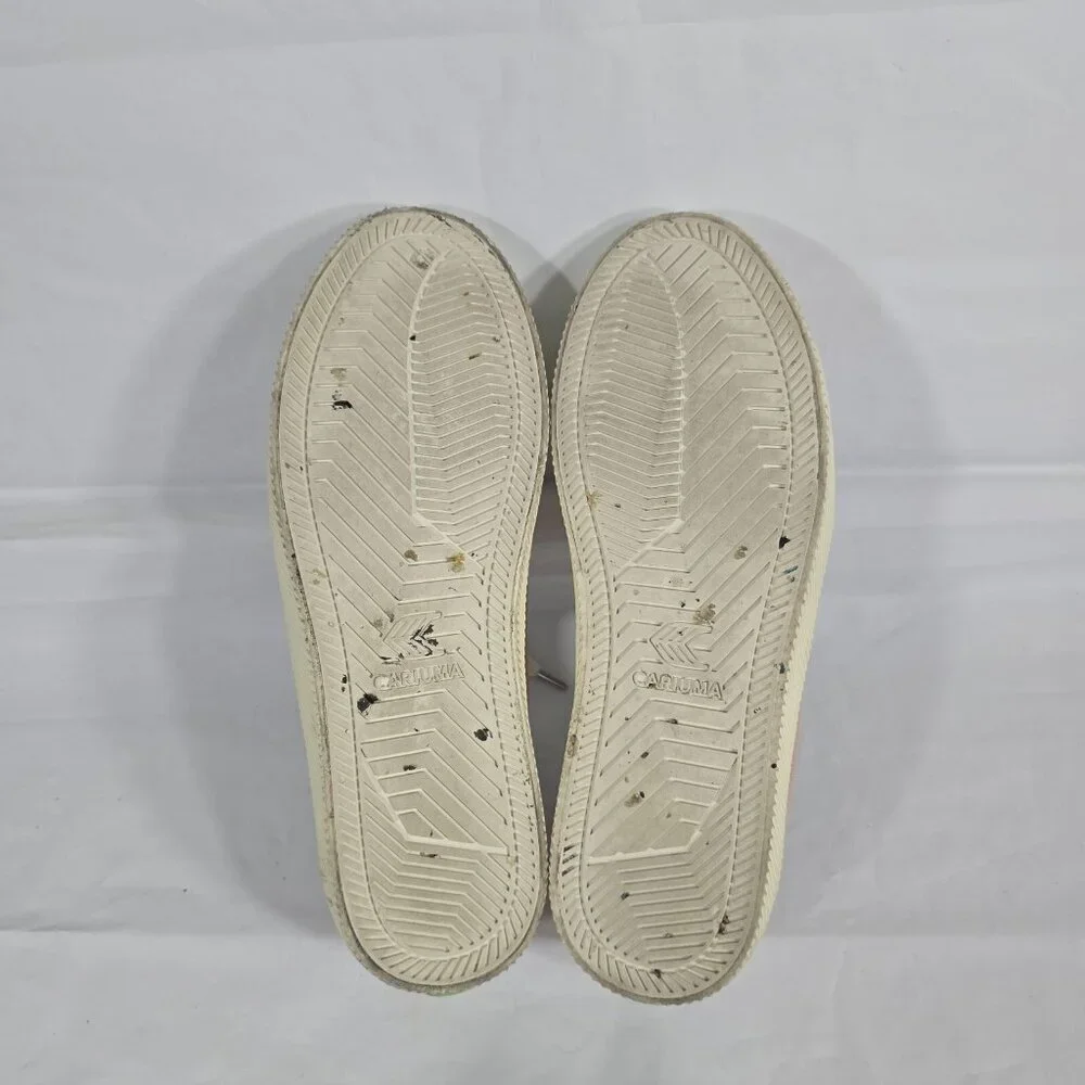 Cariuma Pink Canvas Sneakers Women Size 9.5 Lace Up Low Top Casual Eco Friendly